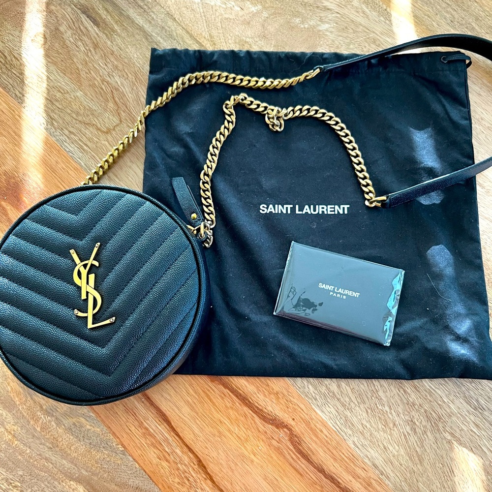 Yves Saint Laurent Camera Leather Crossbody Bag